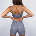 thumbnail image 4 of Bovxnpu Pajamas Womens Long Sleeve Sleepwear Soft Loungewear,Women's Summer Solid Three Piece Pajamas Sexy Casual Homewear Set, 4 of 5