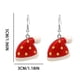 thumbnail image 2 of Pendientes para mujer, regalos para mujer, pendientes navideños de Papá Noel con aceite de colores, pendientes de muñeco de nieve, 2 of 2