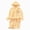 R253-Yellow, variant on NOLDARES Kids Little Boys Girls Cartoon Hooded Bathrobe Toddler Robe Pajamas Sleepwear,White,3-4 Y