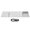 Silver, variant on Riousery Round Key Bluetooth Foldable Keyboard with Touchpad Wireless 64 Key Black (7.48 inches / 19 cm)