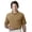 Ginger/Ivory, variant on Monterey Club Men's Tournament Stripe Texture Golf Polo Shirt #1078
