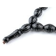 thumbnail image 4 of 33  "Names of Allah" Oval Silver-Inlaid Arabian Prayer Beads, Islamic Tasbih, Ramadan Gift, Quality Middle Eastern Beads - The Bead Chest, 4 of 4
