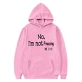 thumbnail image 2 of QIbmong Boys Girls Hoodie Printed Long Sleeve Oversized Fall Winter Sweatshirts with Pockets for Kids(2-3Years,Pink), 2 of 5