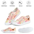 thumbnail image 3 of JENN ARDOR Women's Canvas Shoes with Arch Support Fashion Flats Low Top Lace Up Classic Casual Shoes Comfy Breathable Lightweight Sneakers for Walking, 3 of 8