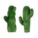 thumbnail image 1 of 2pcs Cactus ganchos en forma de ganchos decorativos creativos ganchos de pared sin clavo (verde), 1 of 8