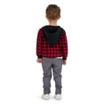 thumbnail image 2 of Little Rebels Toddler Boys 3 Piece Flannel Jacket Set, Sizes 2T-4T, 2 of 4