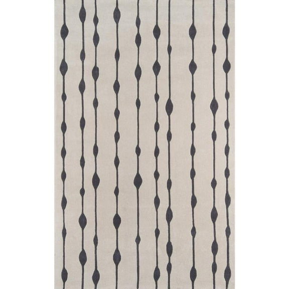 Momeni Delhi 2'3" X 8' Contemporary Hand Tufted Wool Runner Rug in Gray