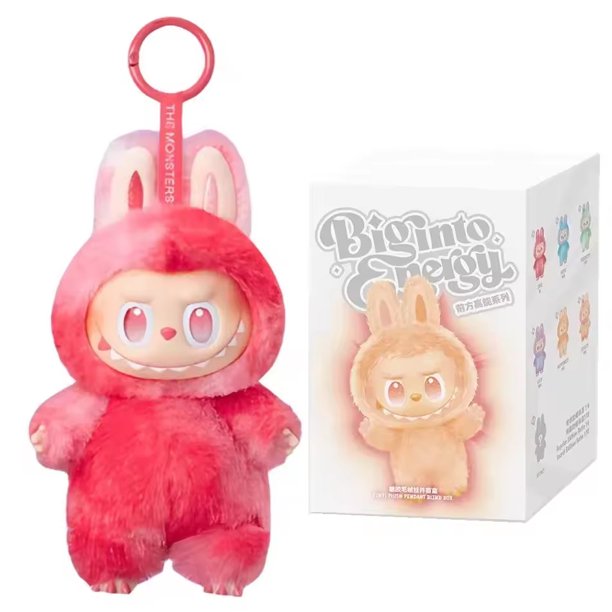 Para Labubu 2025 figura de Anime caliente tiene una serie de asientos muñeca colgante de PVC modelo monstruo réplica llavero regalos de cumpleaños juguetes para niños