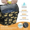 thumbnail image 4 of Boho Sunflower Backpack Cooler with Butterflies, Leakproof Waterproof Floral Lunch Bag for Office, Beach Days, Picnic, Camping, Hiking, 4 of 6