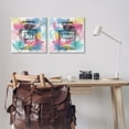 thumbnail image 3 of Stupell Industries Modern Hearts & Perfume Fashion Painting Wrapped Canvas Art Print Wall Art, 17 x 17, Set of 2, 3 of 8
