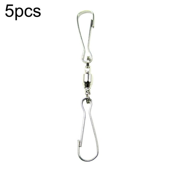 4/5/8/10/20/100Pcs Swivel Hooks Clips for Hanging Wind Spinners Wind Chimes Crystal Twisters Garden Bells Party Supply Spinning Wind Spinner Swivel Hook Display Turn Twirl Hanger