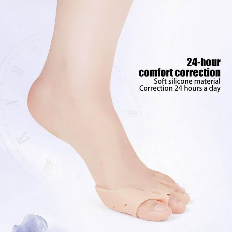 1 Pair Hammer Toe Pads Silicone Gel Bunion Toe Corrector Orthotics