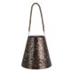 thumbnail image 5 of Linterna solar colgante de hierro forjado hueco impermeable proyector de luz decorativa para patio, 5 of 8