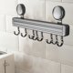 thumbnail image 1 of Gancho con ventosa para cuchara y pala de cocina, gancho para colgar sin costuras, resistente, estructura de metal, diseño de varios niveles, para cocina, ventosa, organizador de cocina,, 1 of 9