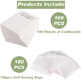 thumbnail image 3 of 100 Sets Car Coaster Packaging, Includes 100pcs Car Coasters Display Cards & 100pcs Self Sealing Cellophane Bags, Sublimation Coaster Packaging for Selling Car Coasters (Single Pack), 3 of 7