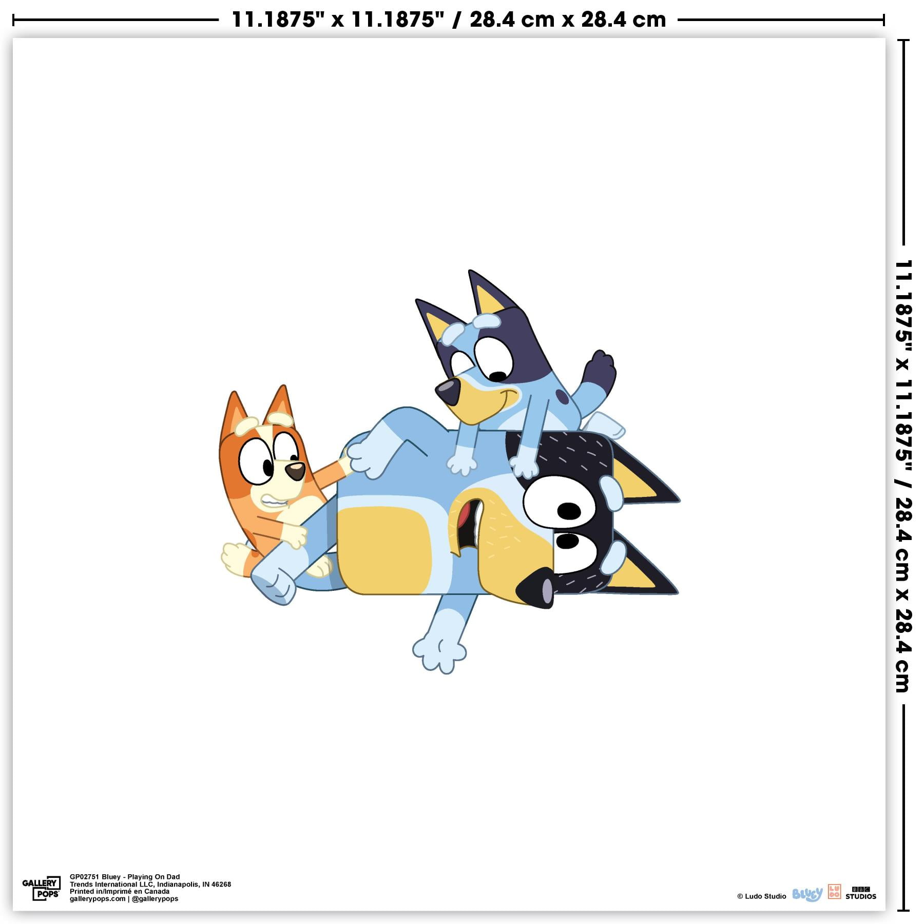 Gallery Pops Bluey - For Real Life Wall Art Bundle (3-Pack)