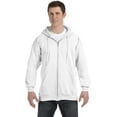 thumbnail image 2 of Hanes Ultimate Cotton Adult Fleece Full-Zip Hoodie , S, White, 2 of 6