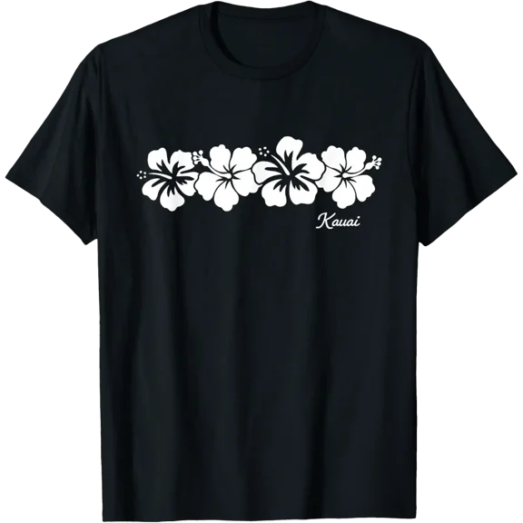 Kauai Hawaii Hibiscus Flower Souvenir Mens Womens T-Shirt