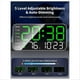thumbnail image 4 of 8.4In Large Digital Wall Clock,Led Alarm Clock with Digits,Green, 4 of 5