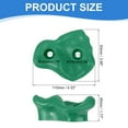 thumbnail image 2 of Rock Climbing Holds, 10 Pcs Large Climbing Rock Wall Grips with Double Hole for Playground Accessory, Green-A, 2 of 7