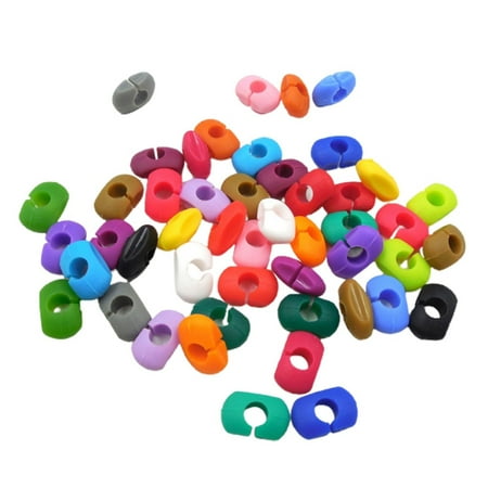 

50Pcs Colors Wine Glass Markers Drink Glass Charms Tags Identification Cup Labels Signs for Party Bar