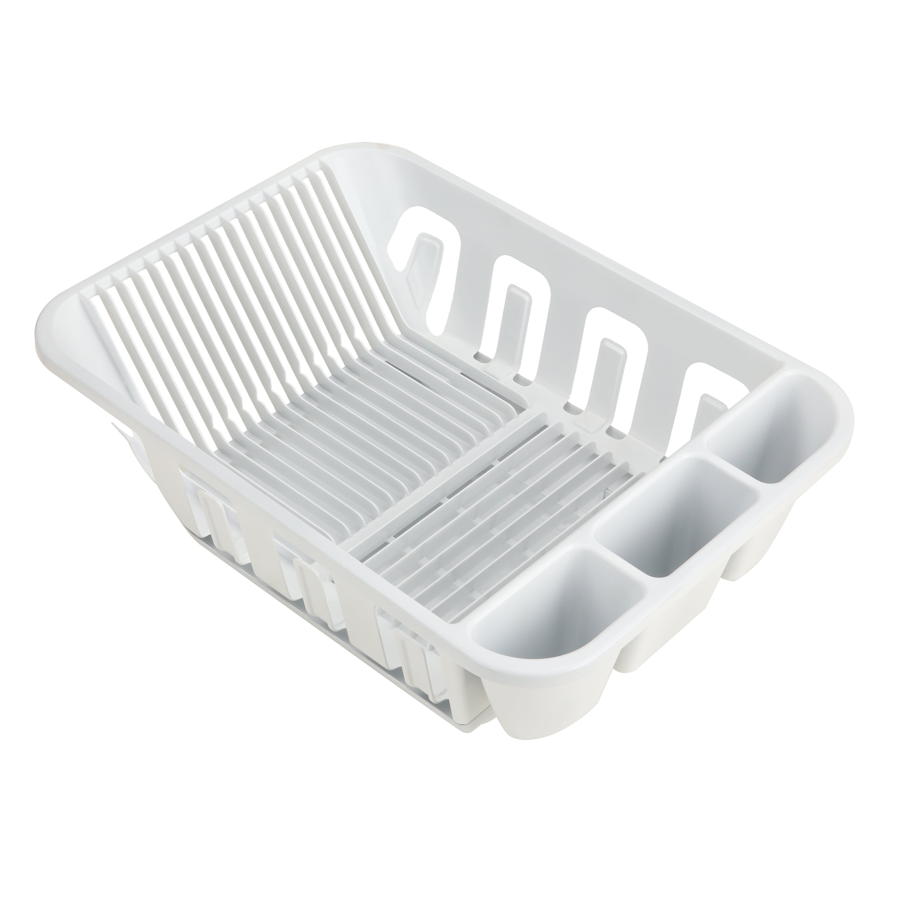Plastic Worktop Dish Drainer Drip Tray Large Kitchen Rack G4Q2 Sink Holde D A8P9 