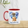 thumbnail image 2 of Mastiff Proud Dad Happy Father's Day 11oz Accent Two-tone Mug Mastiffs Dog Lover Gifts Idea Coffee Tea Cup - 02008, 2 of 5