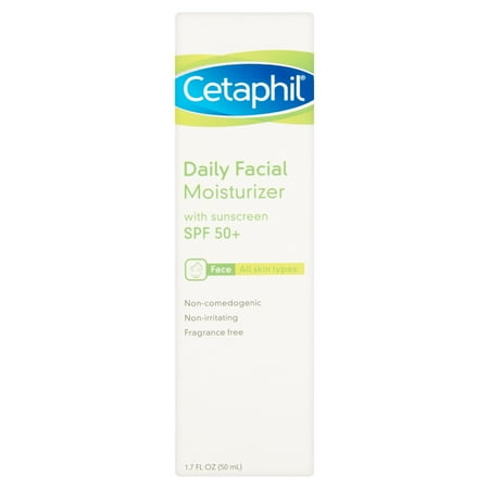 Cetaphil Daily Face Moisturizer with SPF 50 Broad Spectrum - 1.7 fl oz