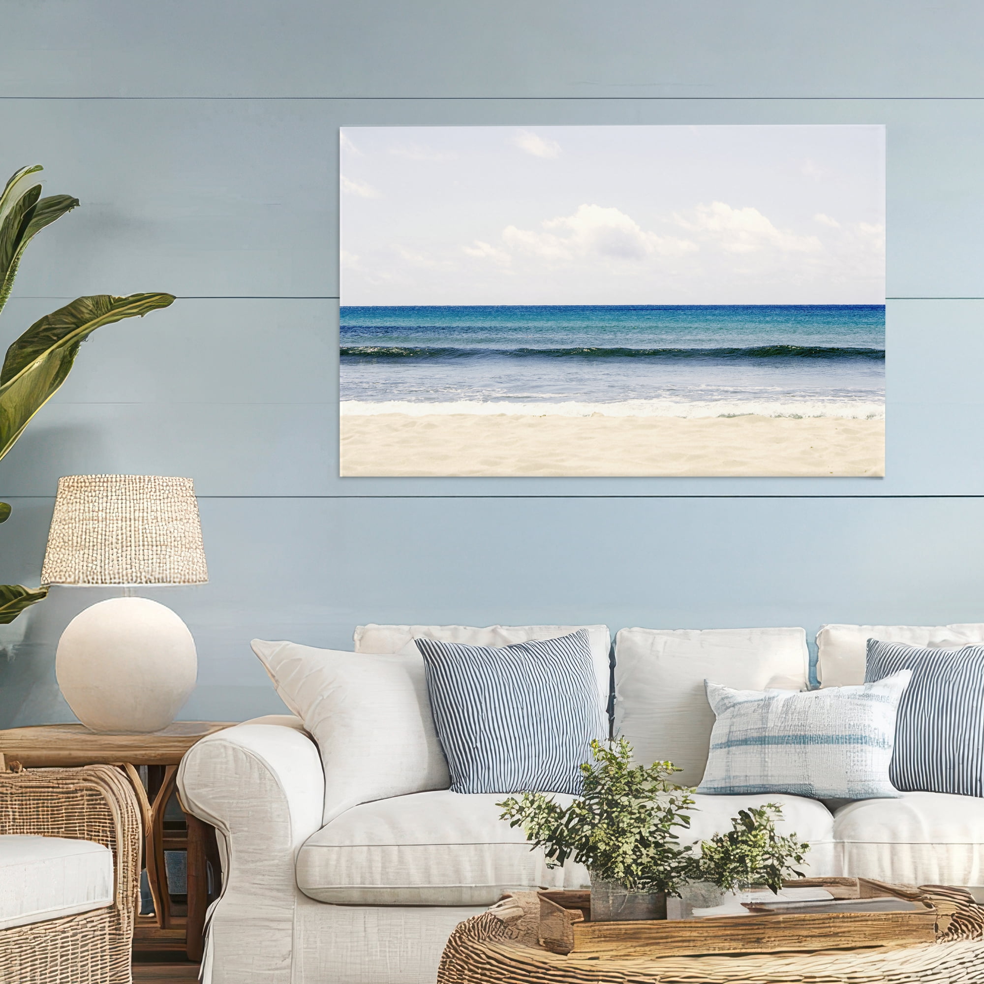 Stupell Industries Summer Seaside Escape Canvas Wall Art, design by Gemma Bardot