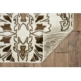 thumbnail image 5 of Linon Elegance Neice Power Loomed Polypropylene 5'x7'3" Rug in White, 5 of 6