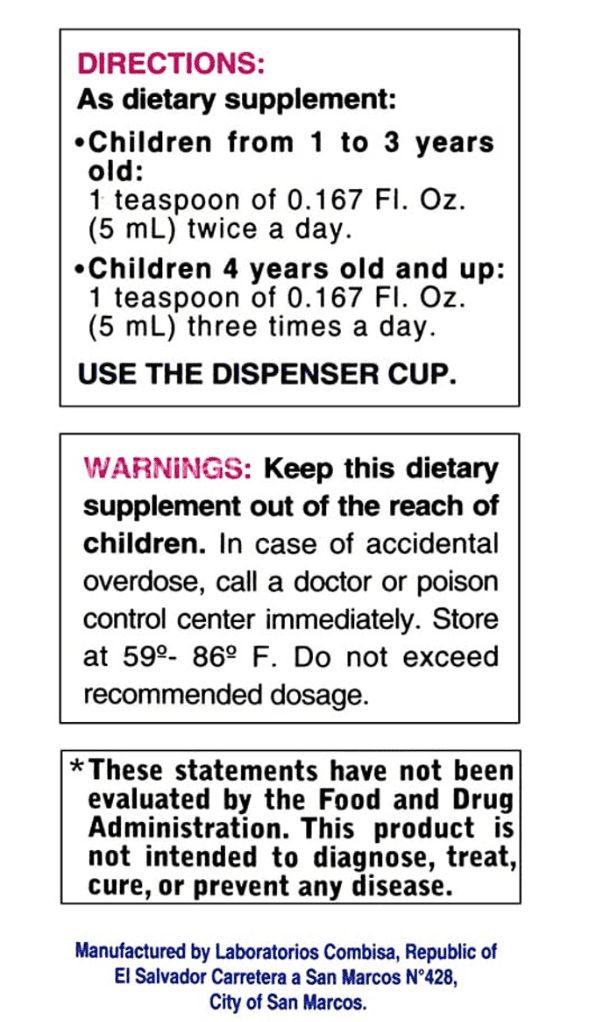 Komilon 120 ml Vitamin Supplement