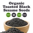 thumbnail image 4 of Organic Toasted Black Sesame Seeds, 8 Ounces – No-GMO, Vegan, Kosher, Bulk - by Food to Live, 4 of 7
