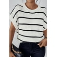 thumbnail image 4 of Redhotype Flirty White Striped Sweater Dress - Versatile & Chic!, 4 of 8