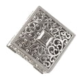thumbnail image 2 of Plastic Hexagonal Square Gift Box Wedding Favor Case Exquisite Appearance Large Capacity Smooth Lovely Candy Boxes for Chocolate Silver Square, 2 of 7