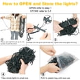 thumbnail image 2 of 380LED Coloring Change Christmas Lights Outdoor Decor for Yard Garden 40ft String Lights Waterproof for Xmas, 2 of 7