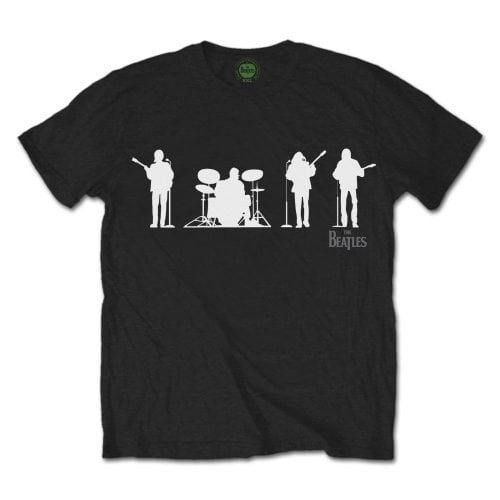 The Beatles Unisex T-Shirt Saville Row Line Up Silhouette