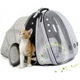thumbnail image 1 of Sac à Dos Transporteur pour Chat à Double Extensible, Convient jusqu'à 20 Lb, Sac à Dos Transporteur pour Animal de Compagnie Extensible pour Grand Chat Dodu et Petit Chiot, 1 of 1