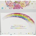 thumbnail image 5 of Juego de 24 tarjetas de invitación de cumpleaños de unicornio con sobres estampados de estrella arcoíris (Tarjeta 1), 5 of 5