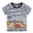 Black-6, variant on Toddler Tshirt Short Sleeve Crewneck Striped T-Shirts Cartoon Embroidered Top Casual Summer Tops 3-4 Years Boy Clothes