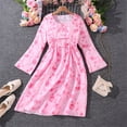 thumbnail image 2 of FDDMis Denim Dress Knee Length Dress Kids Princess Dress Girl Outfits 4t Clothes for Boys Girls 5t Clothes Gifts for 8 Year Old Girl 9 Year Gifts, Red 10 Years, 2 of 9