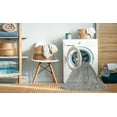 thumbnail image 2 of Ahgly Company Machine Washable Indoor Square Traditional Pale Silver Gray Area Rugs, 6' Square, 2 of 7