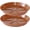 Chocolate, variant on Plant Saucer 4 6 8 10 12 inch, Clear Planter Saucers Pot Trays, Durable Round Plastic Flower Plant Water Drip Tray for Pots, Plant Dish Plate to Catch Water for Indoor & Outdoor