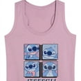 thumbnail image 3 of Disney - Lilo & Stitch - All The Expressions of Stitch - Women's Racerback Tank Top, 3 of 5