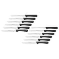 thumbnail image 1 of Juego de 12 cuchillos para carne Cuisinox de acero inoxidable de 22 cm, 1 of 4