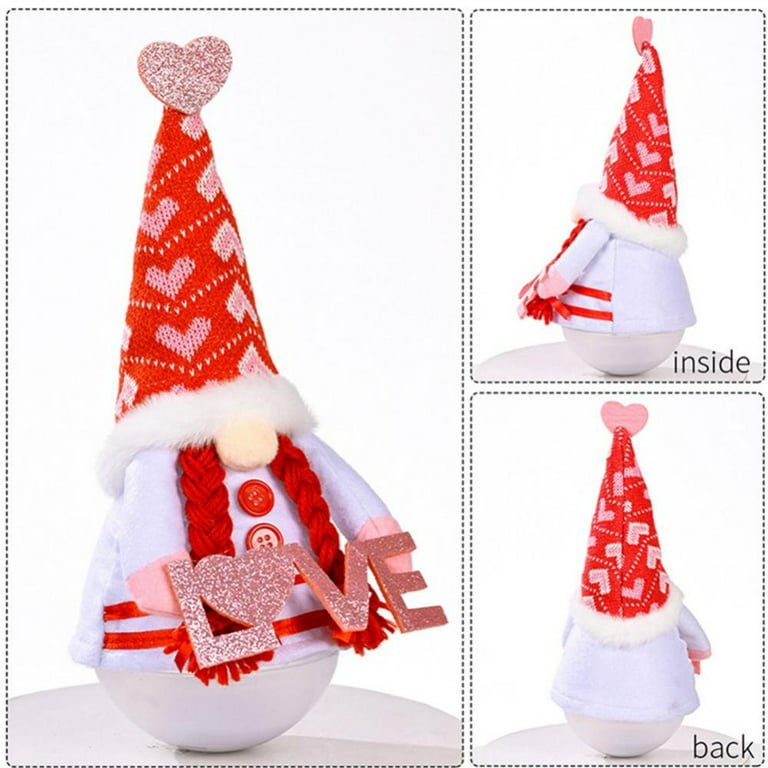 Valentine Gnome 3D Handmade Nail Art Charm - 2 pcs – WiiNo Shop