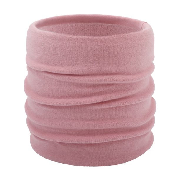 Bufanda de invierno para mujer, cálida y protectora, de cuello alto, de hilo grueso, de color liso y con cubrecuello, de poliéster.
