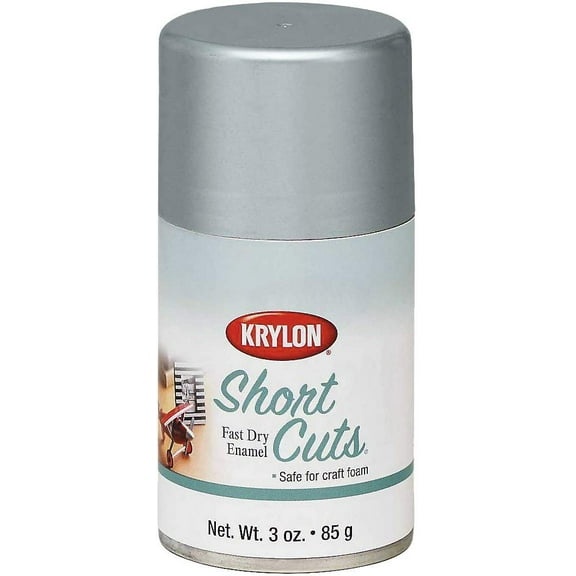 Krylon KSCS032 Short Cuts Aerosol Spray Paint, 3-Ounce, Chrome
