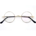 thumbnail image 2 of Agstum Pure Titanium Retro Round Gold Eyeglasses Frame without Nose Pads, 2 of 4