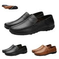 thumbnail image 2 of TIREOW Men's Formal Tuxedo Dress Leather Shoes Slip-On Loafer Low Heel Flat Oxfords Lightweight Driving Shoes Casual Moccasin Business Boat Shoes, 2 of 8