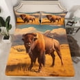 thumbnail image 2 of Castle Fairy Teens Rustic Highland Cattle 4pcs Bed Sheets,Vintage Aesthetic King Sheets,Farmhouse Animal Super Cozy Sheet Set,Luxury Bedroom Decor, 2 of 7